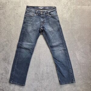 Denizen 218 Jeans Mens 30X30 Straight Fit Low Rise Faded Stretch Medium Denim